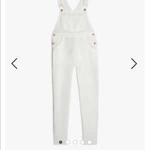 WeWoreWhat Basic Linen Overalls